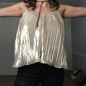 Abercrombie gold top